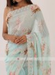 Light Aqua Blue Saree